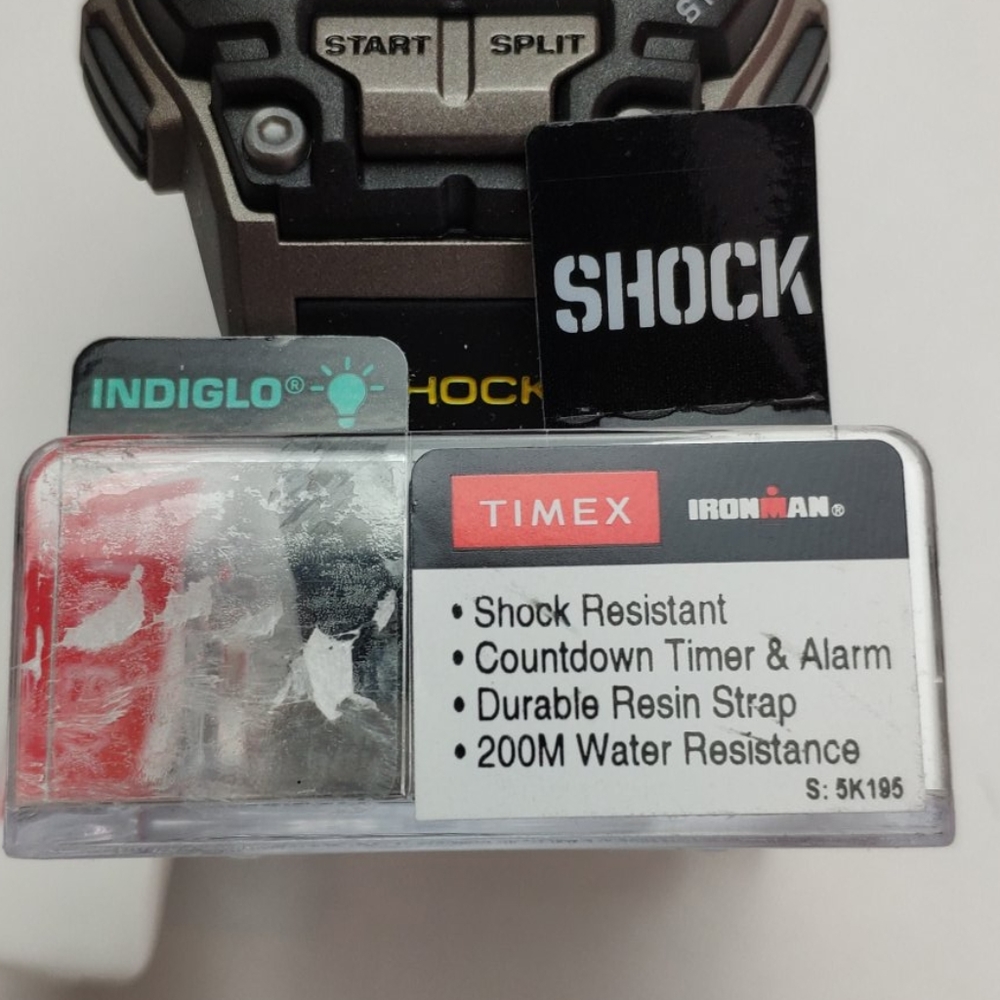Timex Ironman Triathlon Watch Men's NWT Shock - Picture 7 of 7